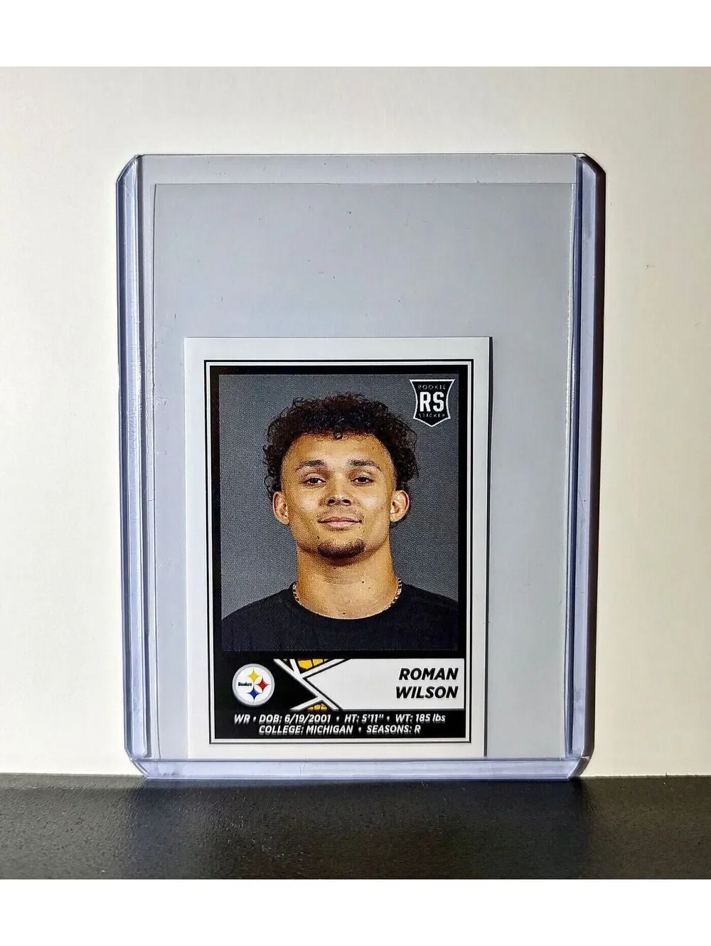 Roman Wilson 2024 Panini NFL Sticker #167 Rookie Pittsburgh Steelers